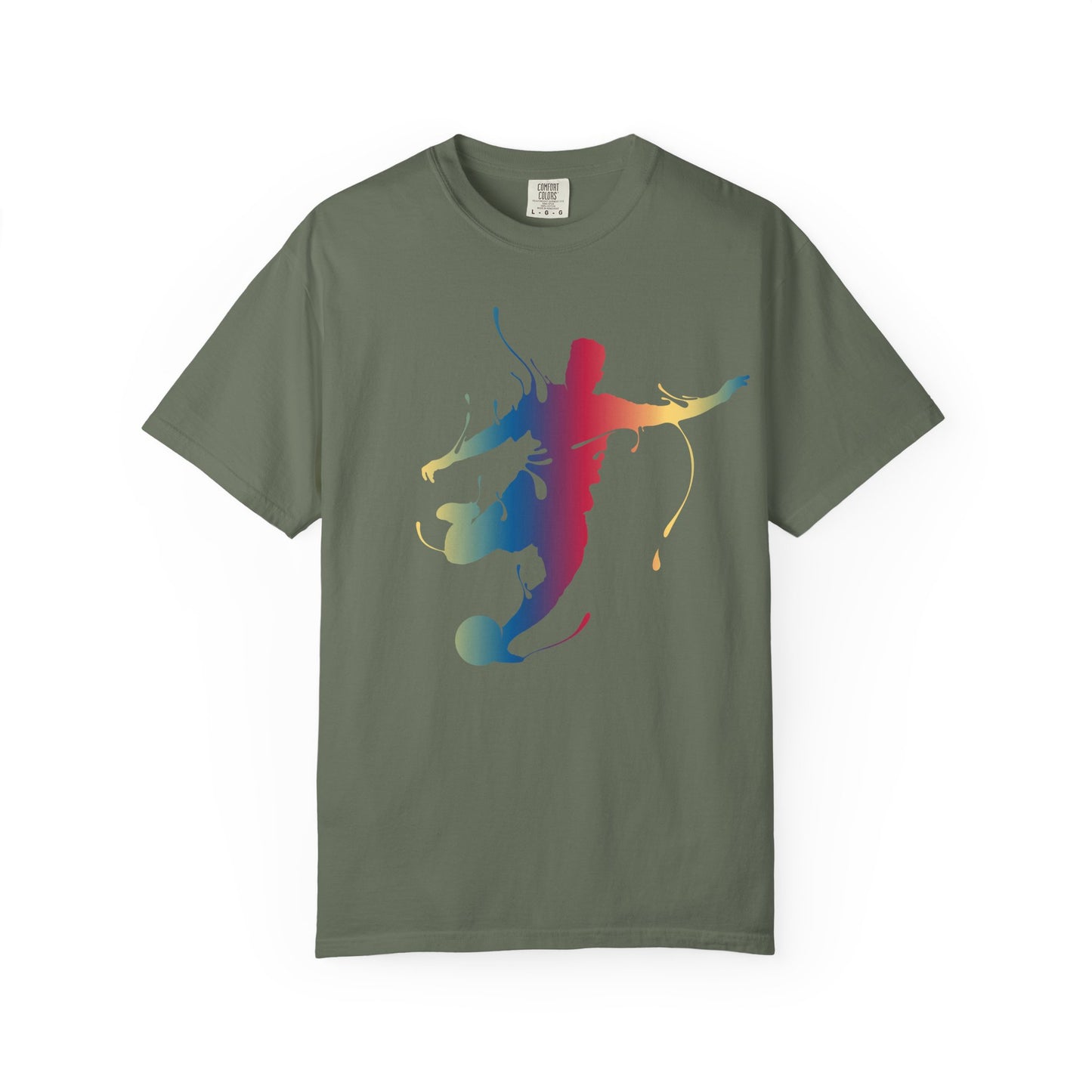 Camiseta unisex con diseño de arte deportivo.