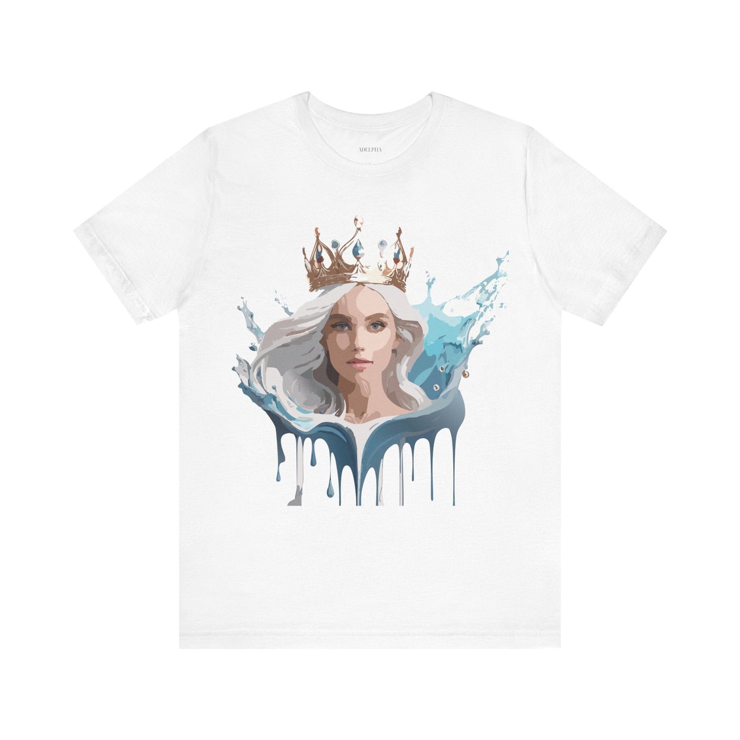 Queen Graphic T Shirt By Adelpha Unisex Jersey Short Sleeve Vintage Inspired Art Tee