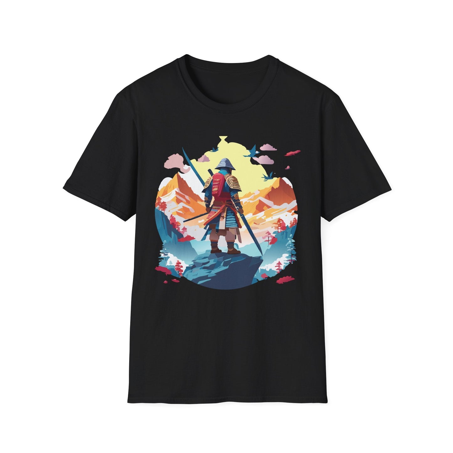 Samurai Shirt Unisex T Shirt Gildan Softstyle 64000 Cotton Tee For Everyday Comfort