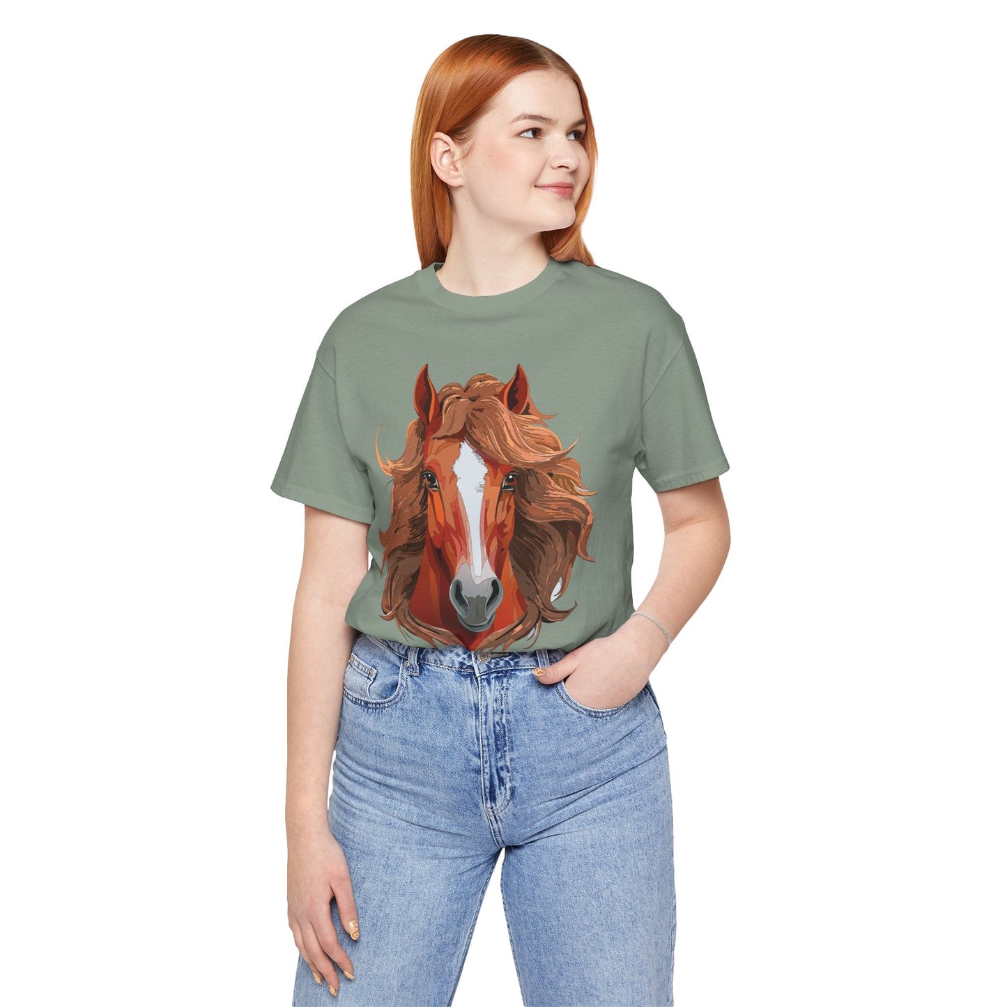 Unisex Animal Graphic Tee Shirt With Wild Animals Art Design For Everyday Casual Comfort Wear