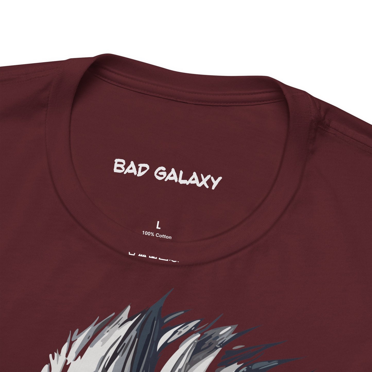 Punk Rock Tee Shirt 100 Percent Cotton Made To Order From Bad Galaxy Eco Friendly Inks USA