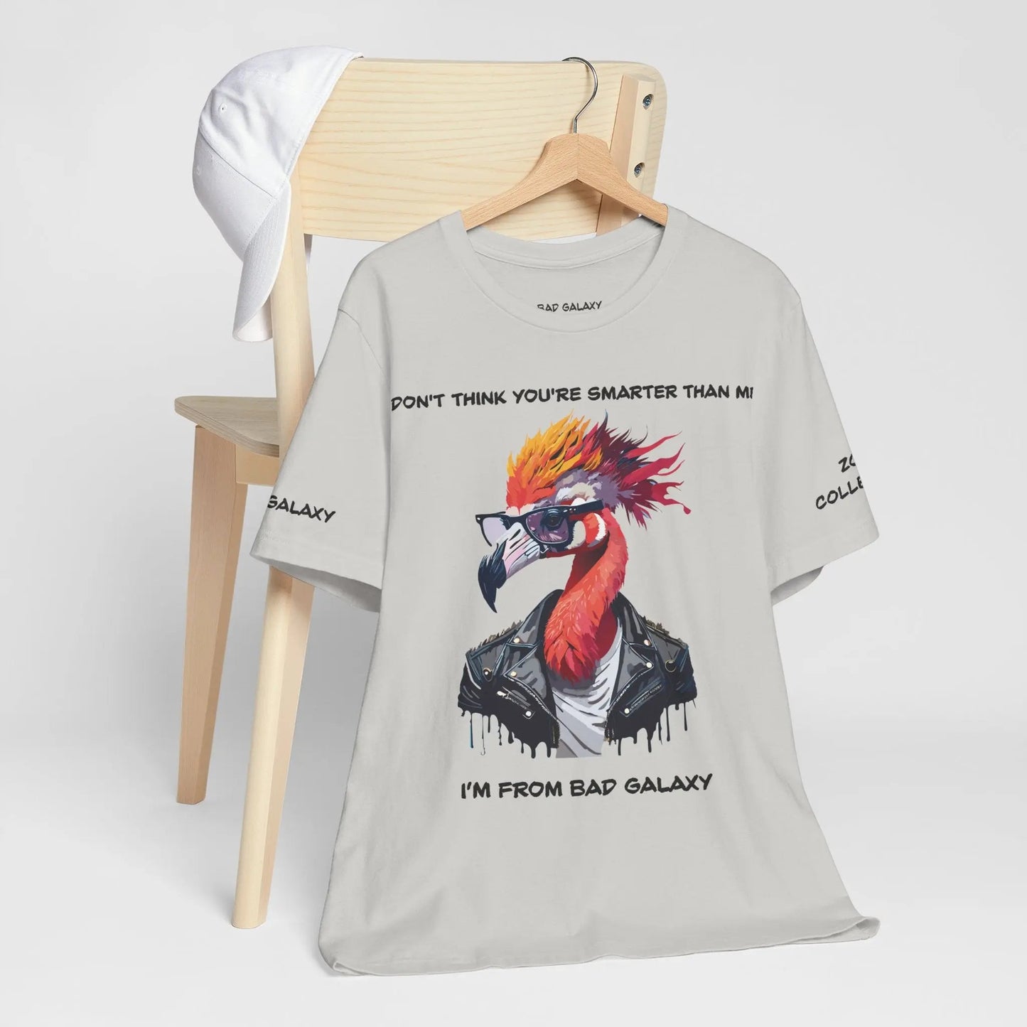 Animal T Shirt Made To Order In USA From Bad Galaxy With Eco Friendly Inks And 100 Percent Cotton