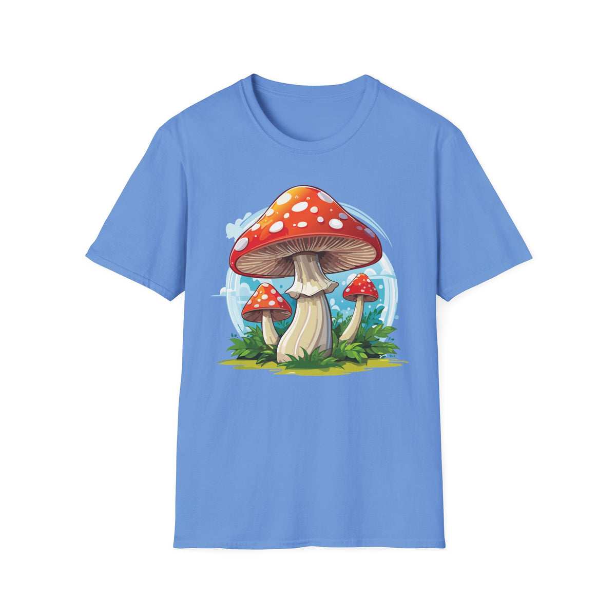 Funny Mashroom Graphic Tee Gildan Unisex 100 Cotton Tee Shirt h23