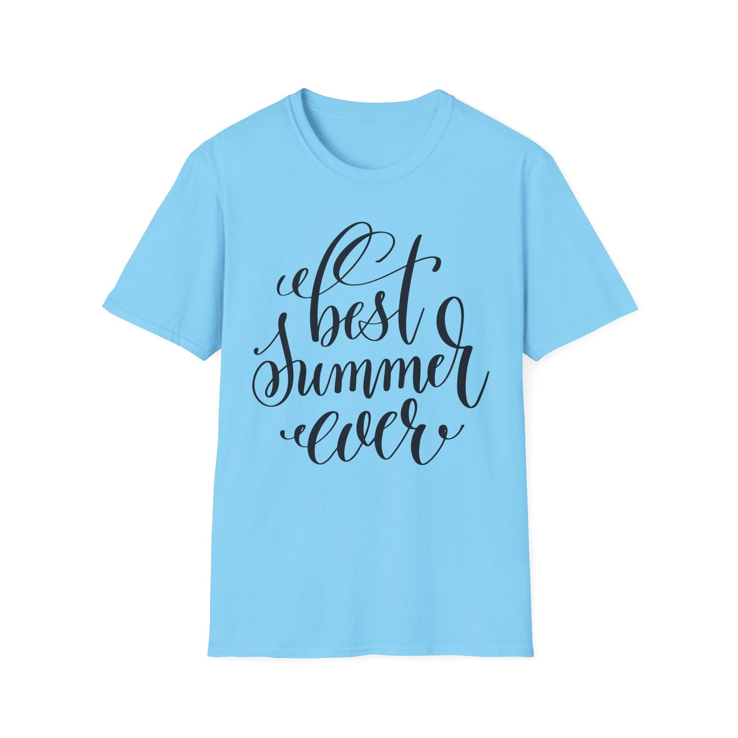 Unisex Cotton Short Sleeves Summer Graphic T-Shirt