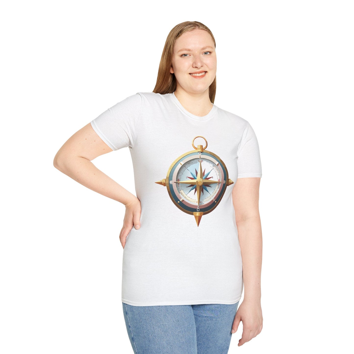 Compass Navigator Graphic Tee Unisex 100 Cotton 30