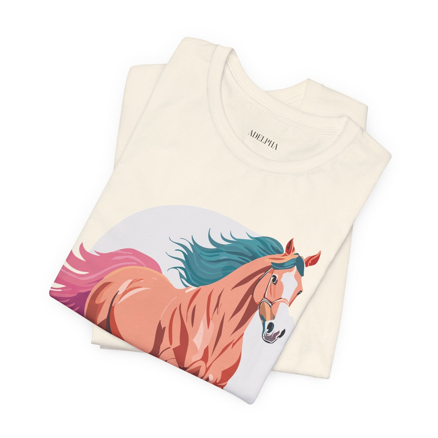 Horse Graphic Unisex 100 Cotton Vintage Animal Art T-Shirt 19