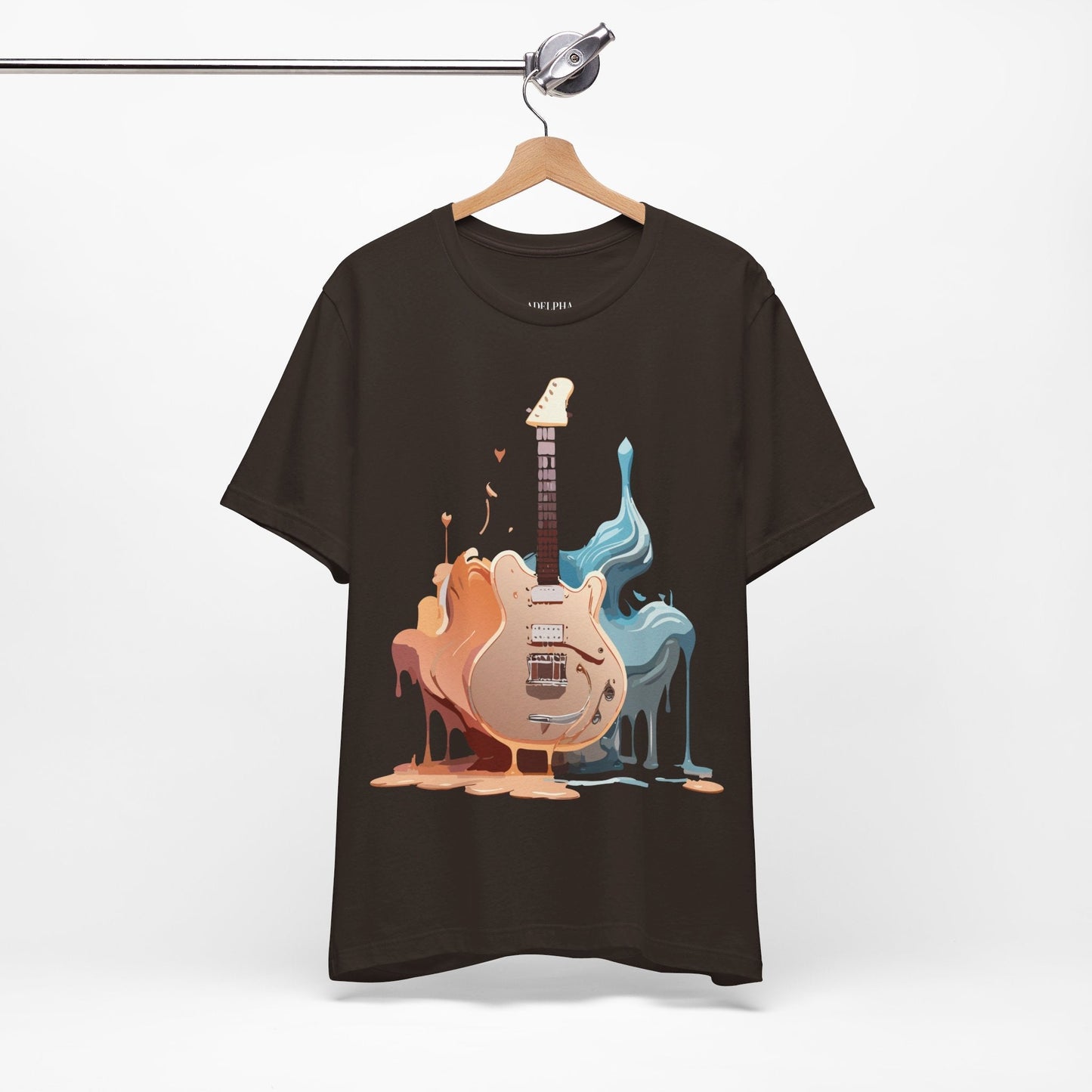 Adelpha Vintage Inspired Graphic Music T Shirt Unisex Short Sleeve Tee For Everyday Wear