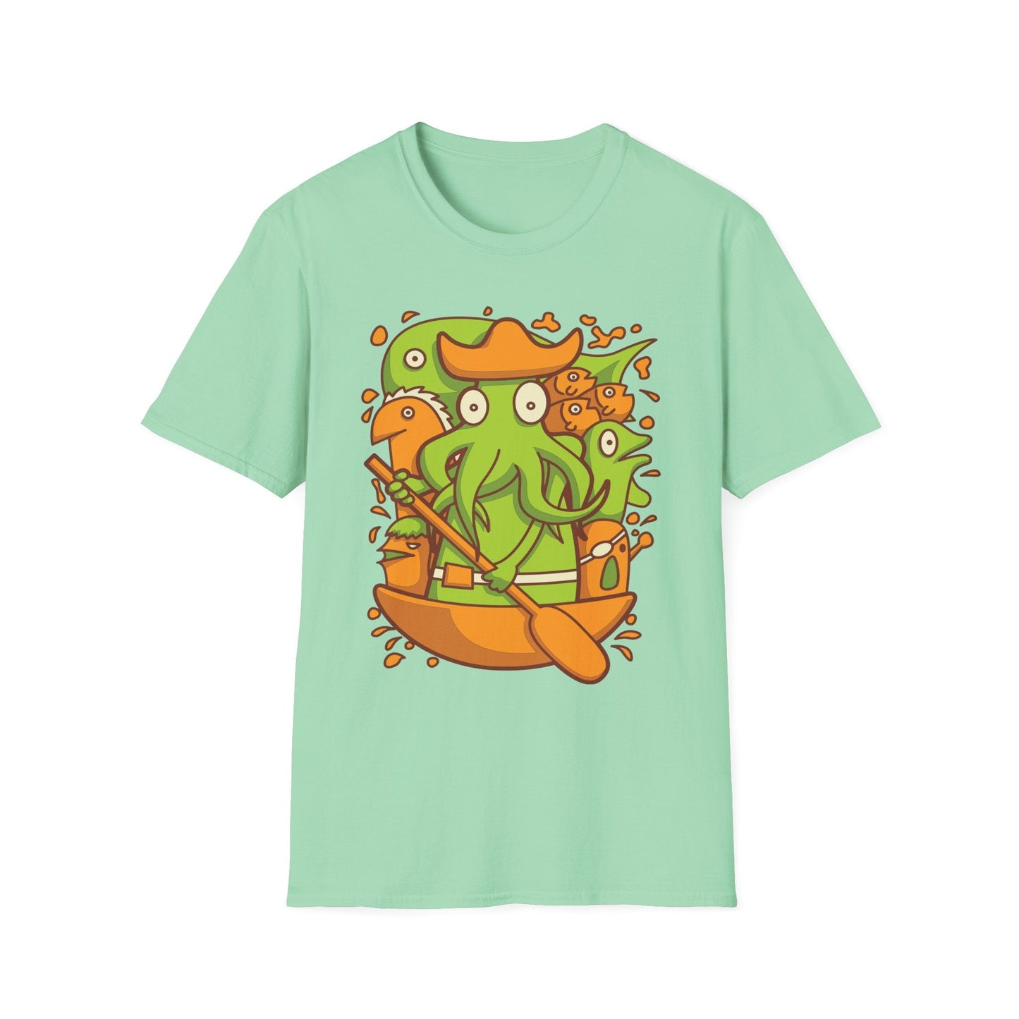 Cartoon T Shirt Animation T Shirt Funny Tee Shirt Unisex Gildan Softstyle Cotton 64000