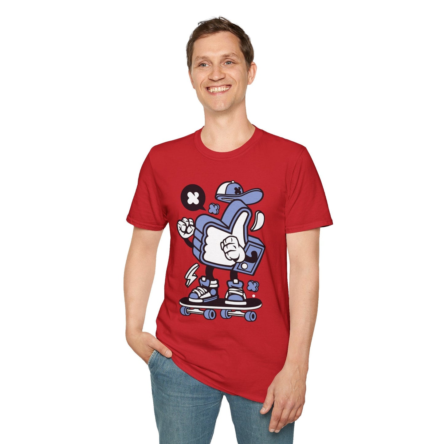 Cartoon T Shirt Animation Tee Funny Graphic Tee For Unisex Gildan Softstyle 64000 Cotton