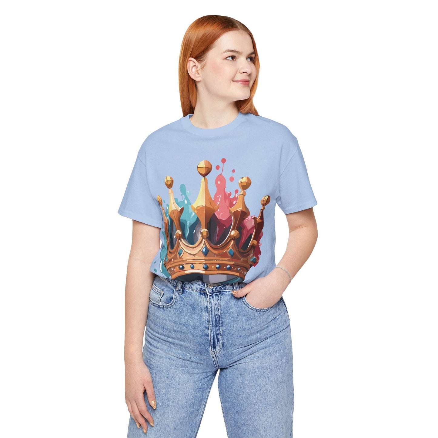 Adelpha Crown Graphic Tee Unisex Vintage Inspired Art Design Short Sleeve Premium Quality