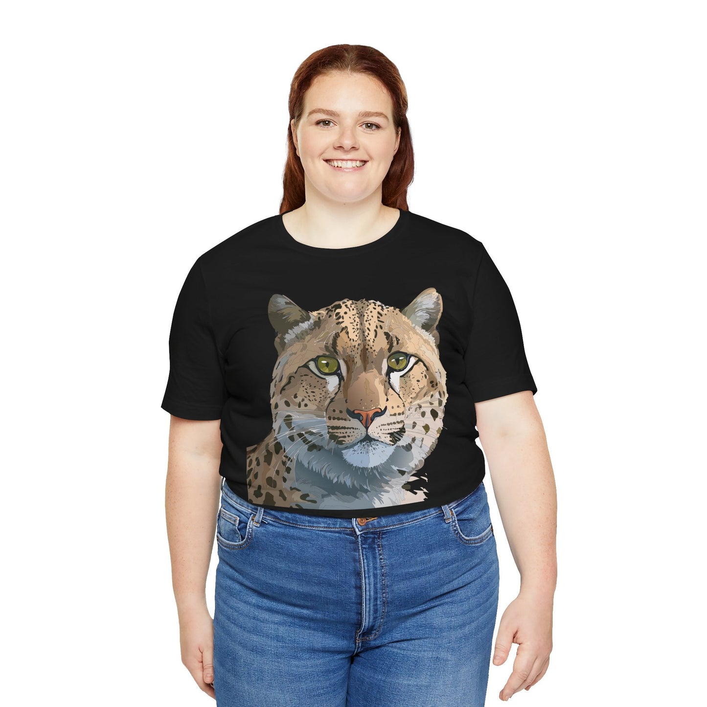 Unisex Animal Shirt With Animals Art Design Tee Short Sleeve Wildlife Print Tee Shirt