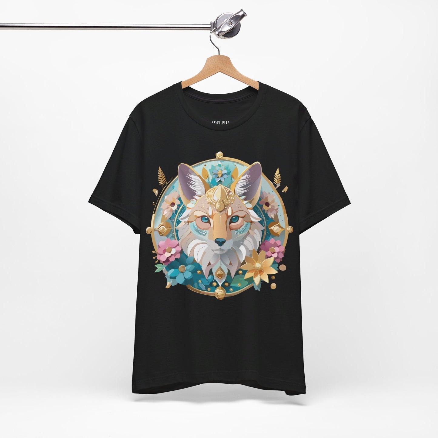 Adelpha Vintage Inspired Graphic Tee Medallion Art Unisex Short Sleeve Shirt Premium