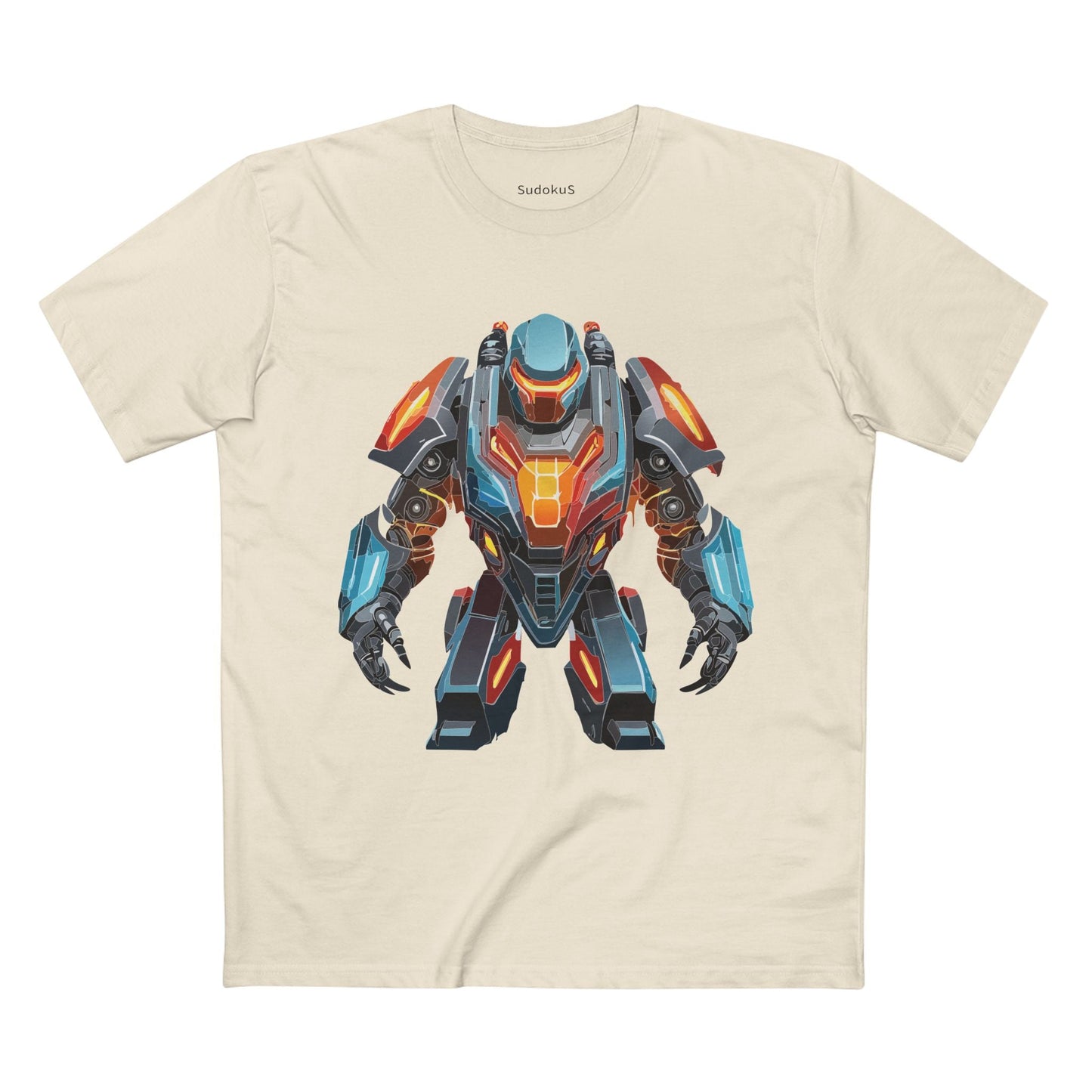 Cyborg Robot Graphic Unisex 100 Cotton Staple Tee 19
