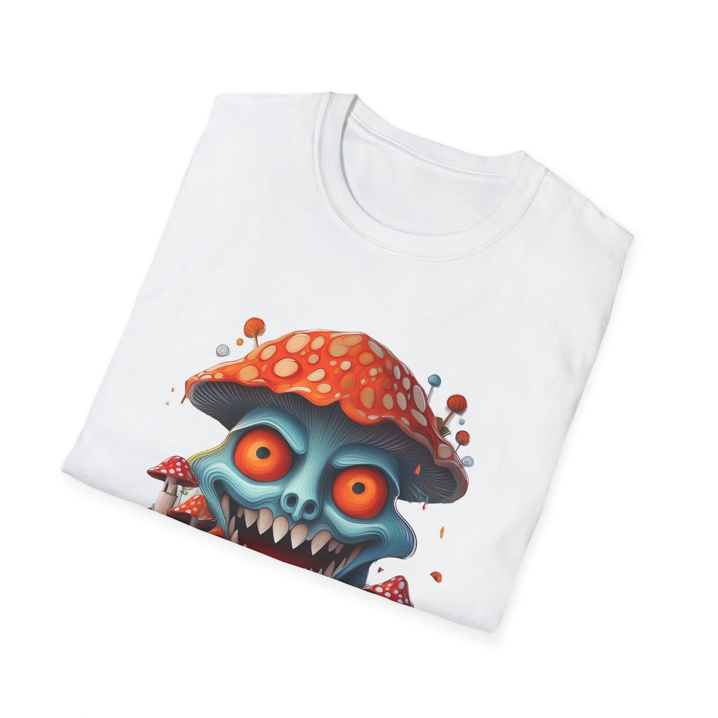 Mashroom Tee Shirt Unisex Softstyle Gildan 64000 Short Sleeve Tee With Funny Mashroom Fungus