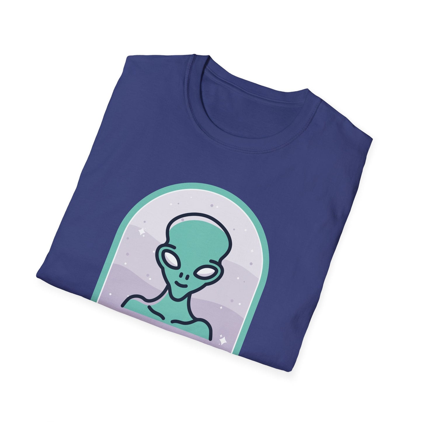 Alien Graphic TShirt  Take Me to Your Leader Retro Space Tee