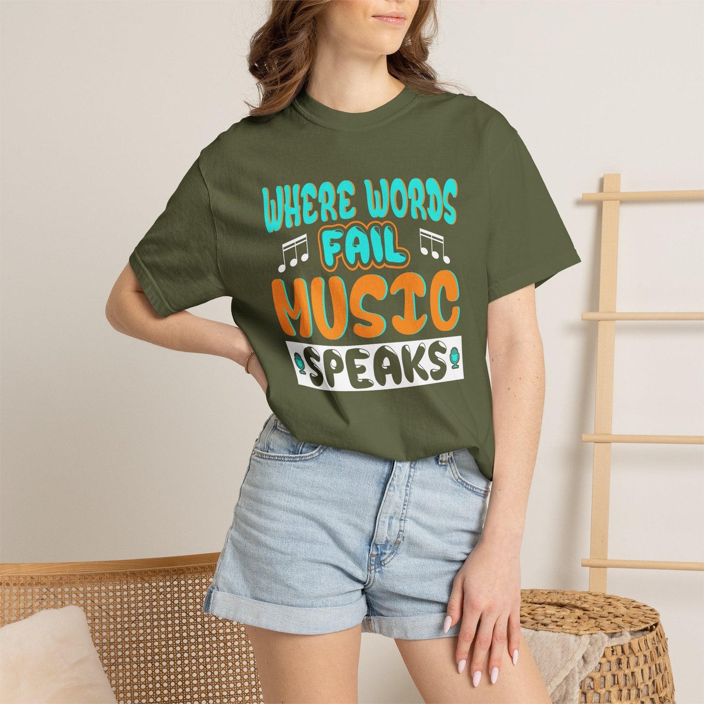 Music Graphic Design Unisex Cotton T-shirt 084