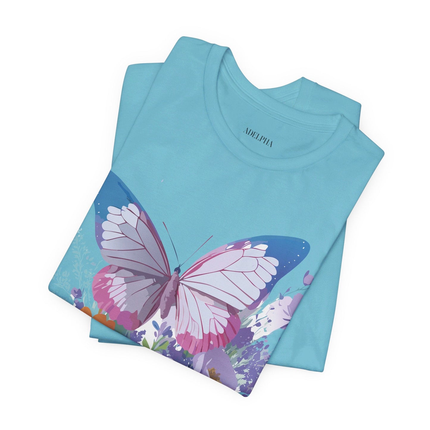 Unisex Butterfly Graphic Tee Adelpha Art Design Vintage Inspired Jersey Tee