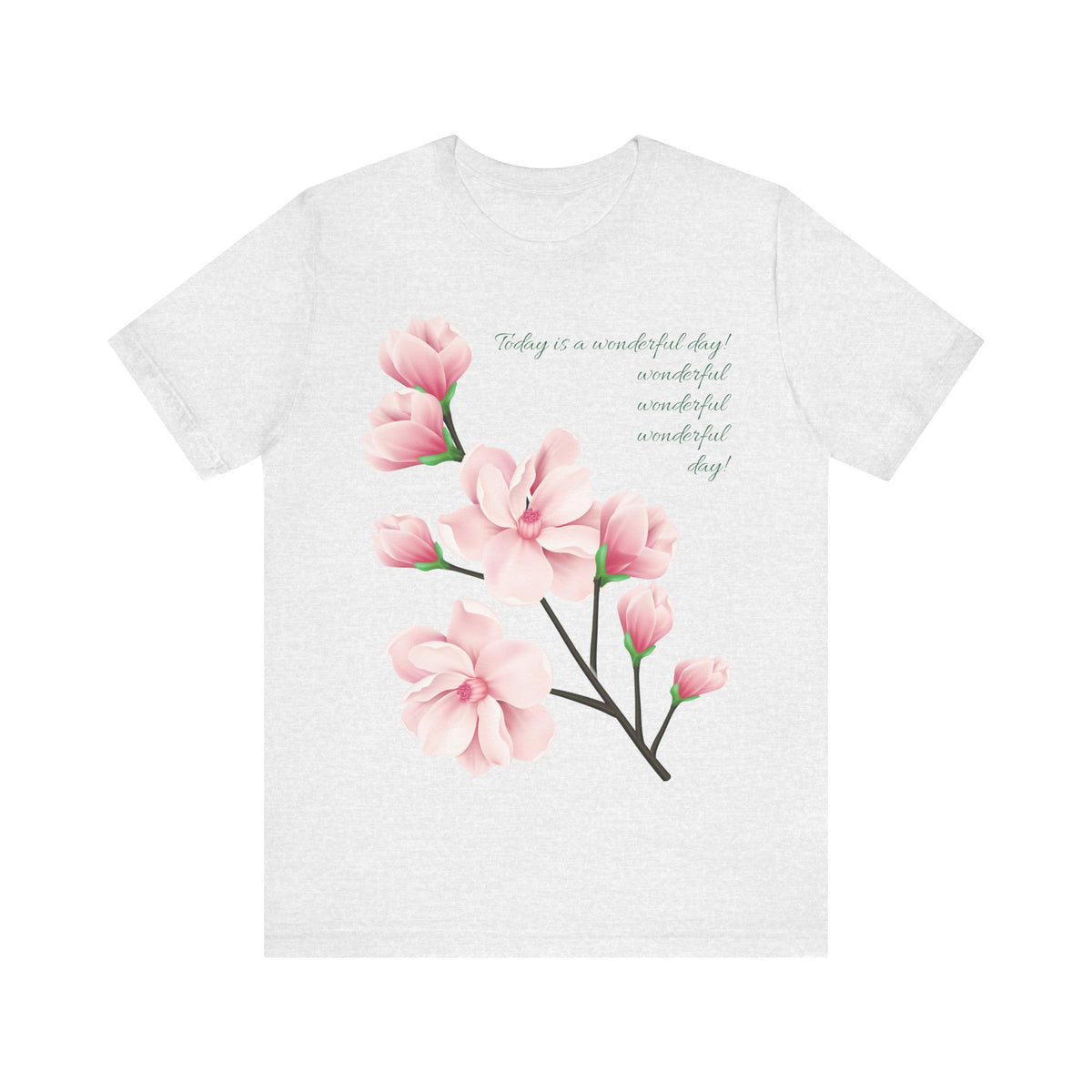 Floral Graphic Tee Shirt - Bella+Canvas Unisex 100 Cotton 55