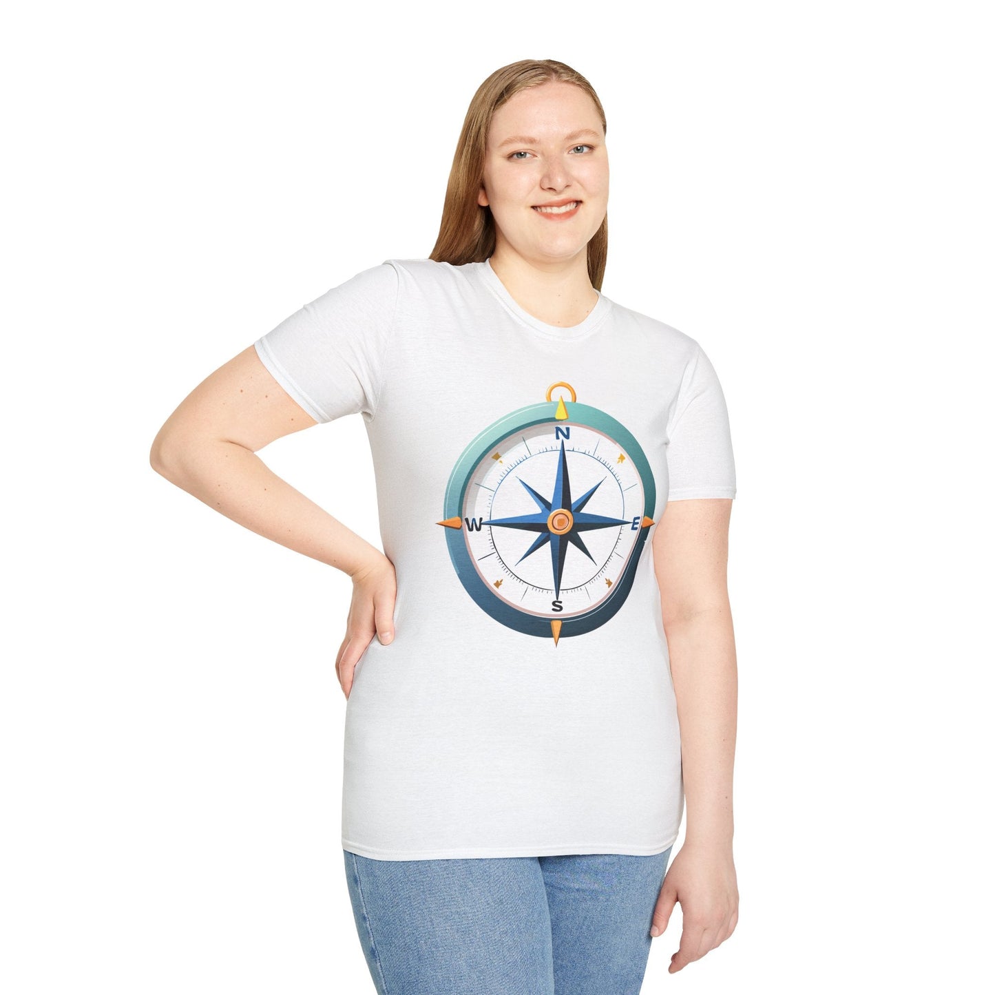 Compass Navigator Graphic Tee Unisex 100 Cotton 7