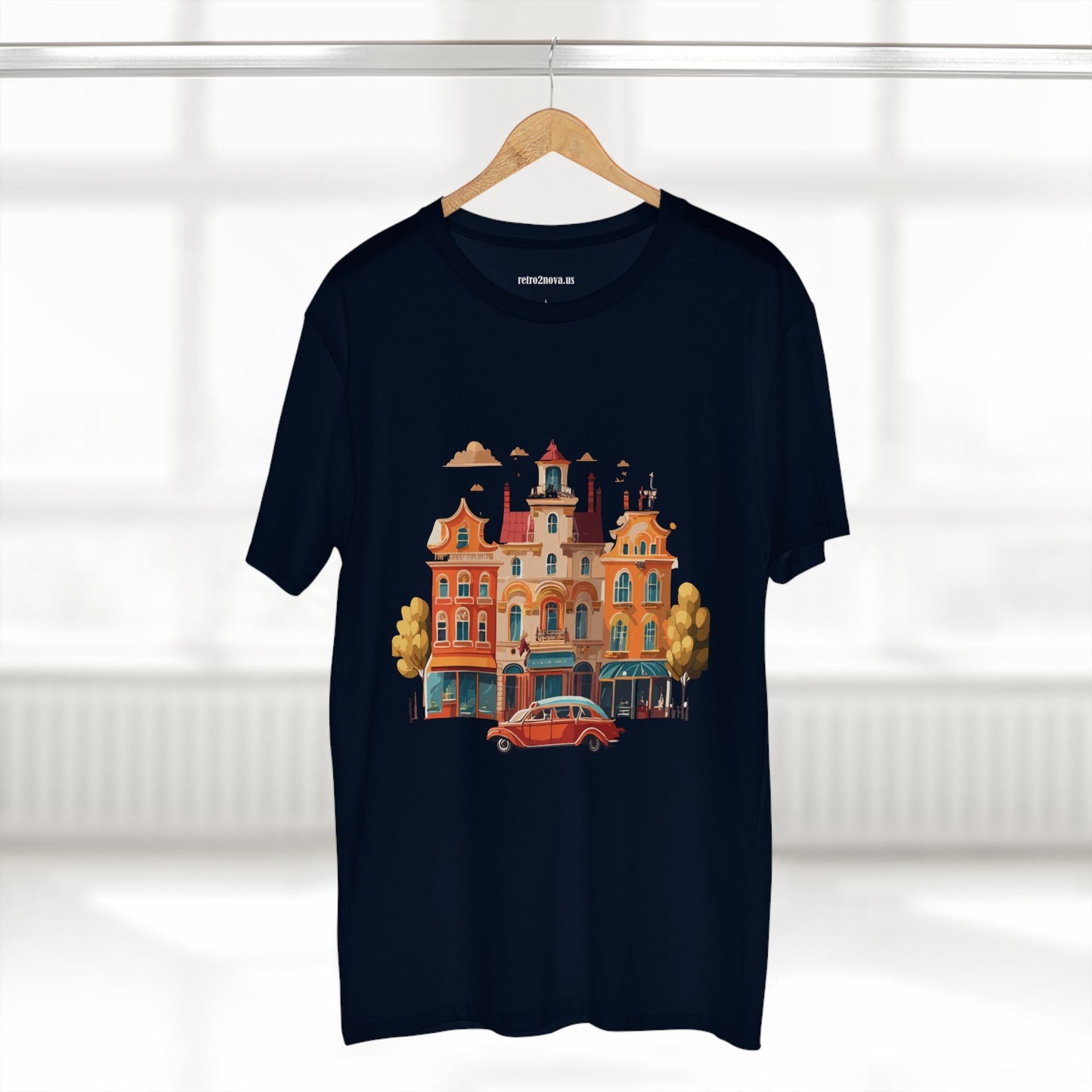 Retro Car Shirts Vintage Car Shirts RC22 Unisex Premium Cotton Tee With Original Art Design