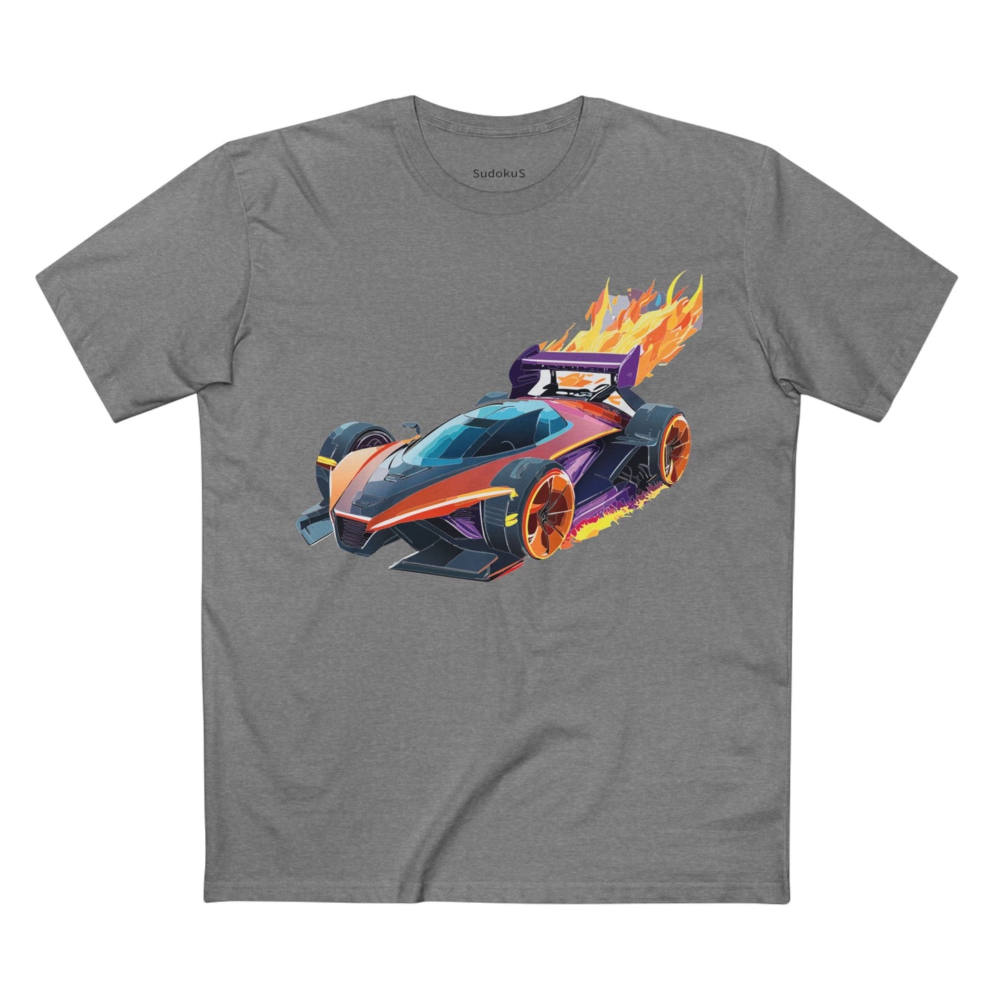 Car Graphic Unisex 100 Cotton Staple Tee 16