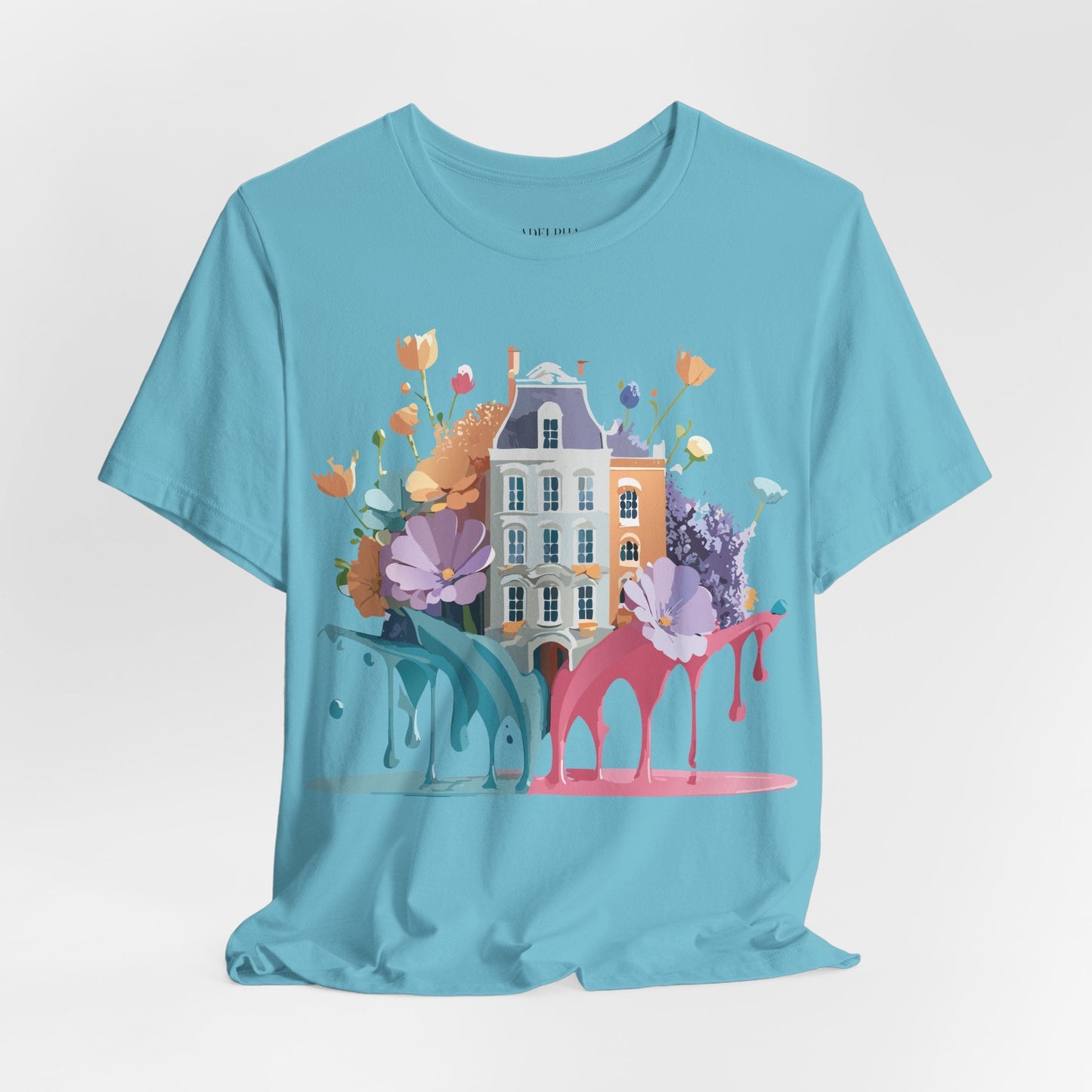 Amsterdam Graphic Tee Unisex Jersey Short Sleeve Shirt Travel Themed Original Artwork
