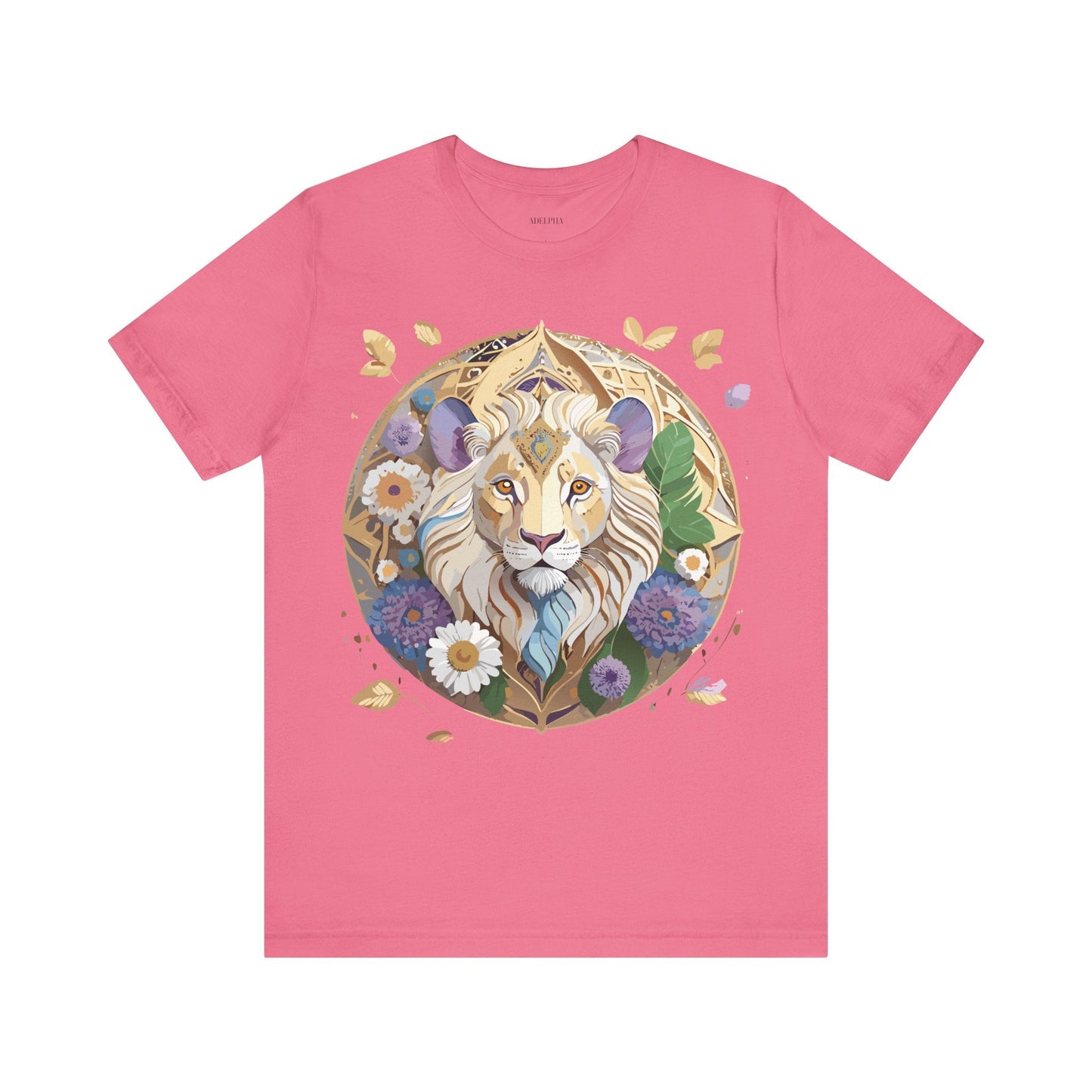 Adelpha Graphic Tee Unisex Medallion Shirt Vintage Inspired Art Design Short Sleeve