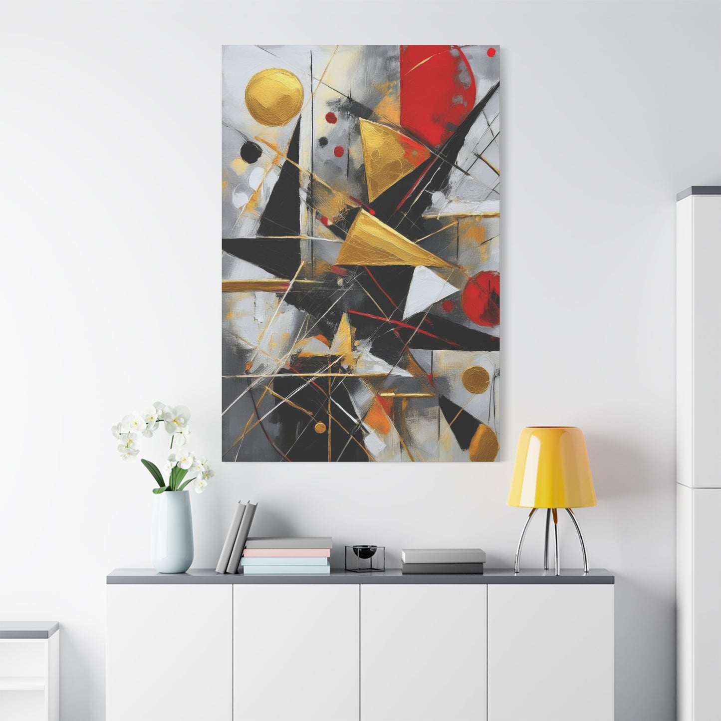 Abstract Oil Painting Print Canvas 20x24,20x30,24x30 24x32,24x36,30x40 32x48,36x48,40x60 Pine-Wood Inner Frame ABS-187