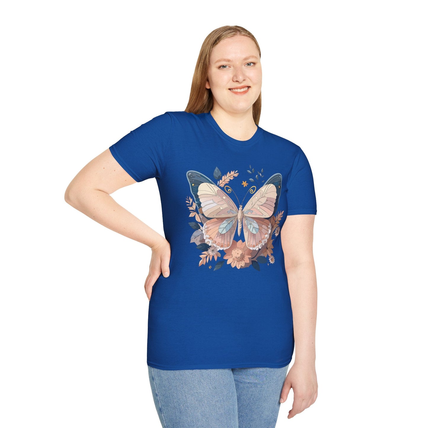 Monarch Butterfly Shirt Unisex Softstyle T Shirt 100 Percent Ring Spun Cotton Gildan 64000