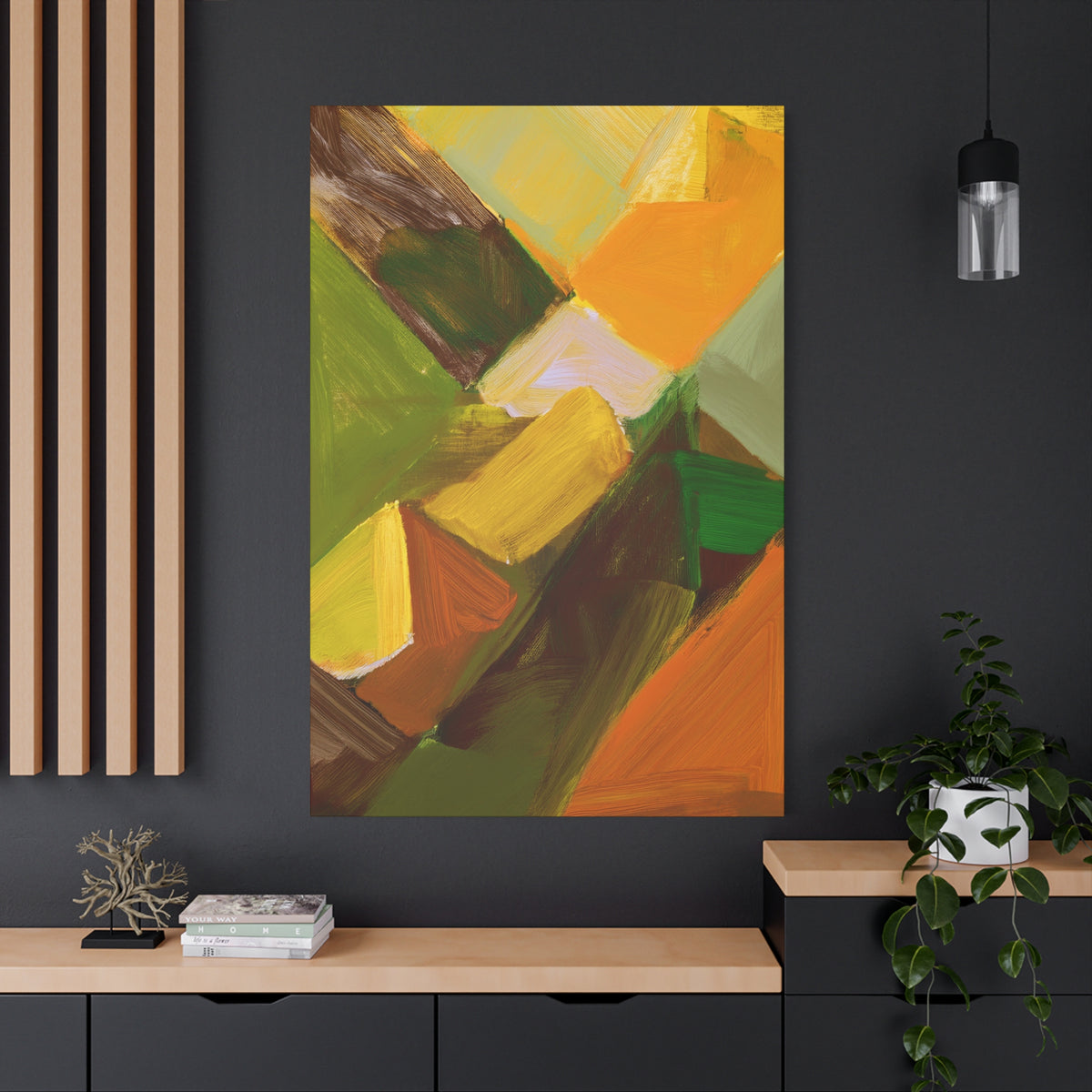 Abstract Geometric Painting Print Canvas 20x24,20x30,24x30 24x32,24x36,30x40 32x48,36x48,40x60 Pine-Wood Inner Frame ABS-59