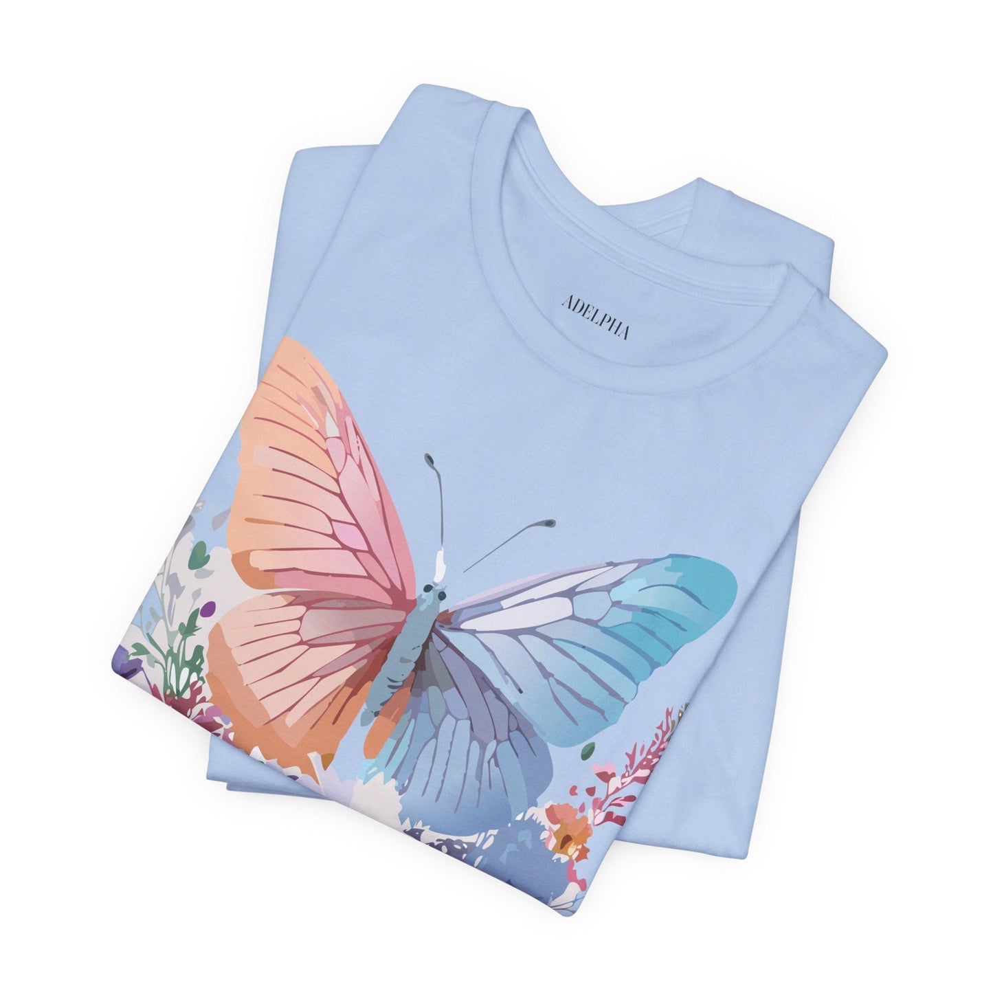 Butterfly Graphic T Shirt Unisex Adelpha Artwork Tee Vintage Style