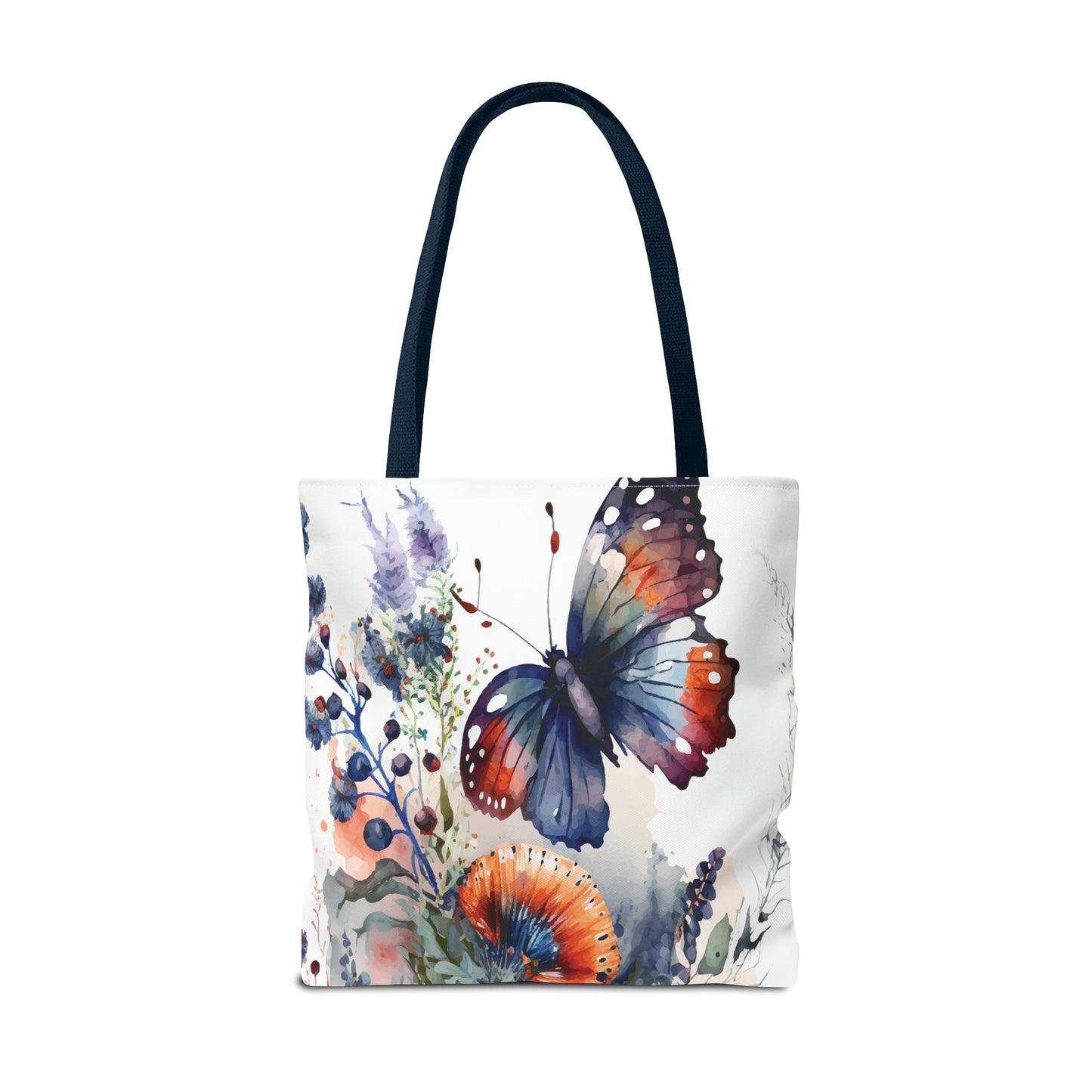 Canvas Bag with Butterfly Prints