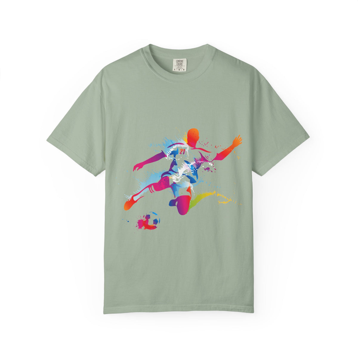 Sports Graphic Unisex T-Shirt Garment Dyed Cotton Relaxed Fit Comfort Colors 5