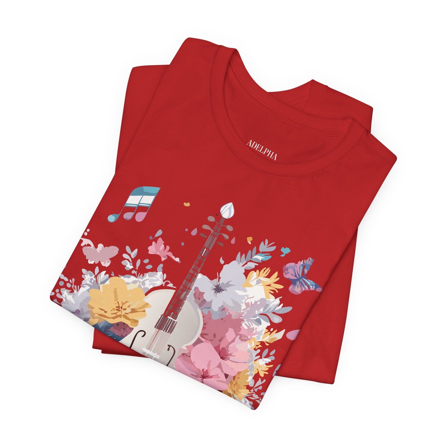 Adelpha Graphic T Shirt Unisex Short Sleeve Jersey Tee With Vintage Inspired Artwork