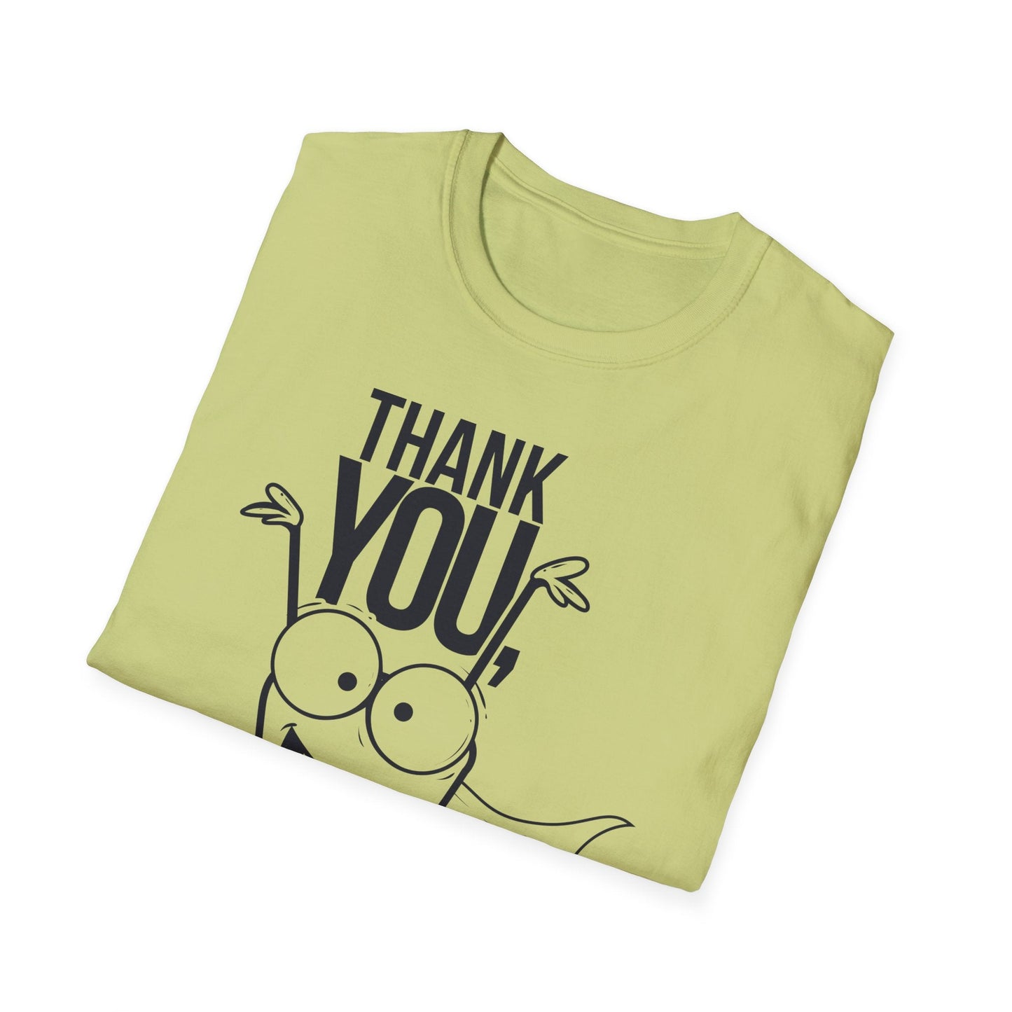 Cartoon T Shirt Animation Funny Tee Unisex Gildan Softstyle 64000 Ring Spun Cotton