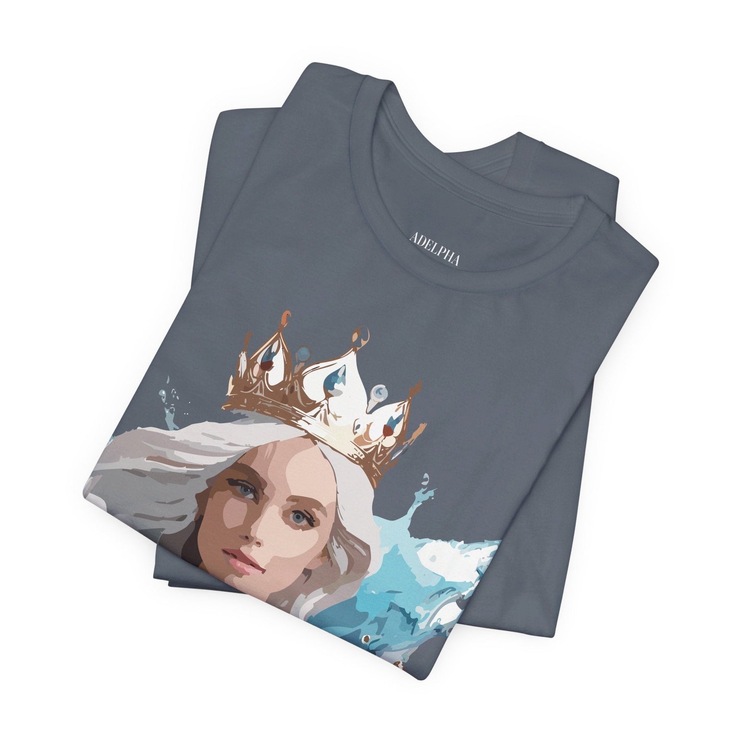 Queen Graphic T Shirt Unisex Jersey Short Sleeve Tee With Vintage Inspired Artwork Adelpha