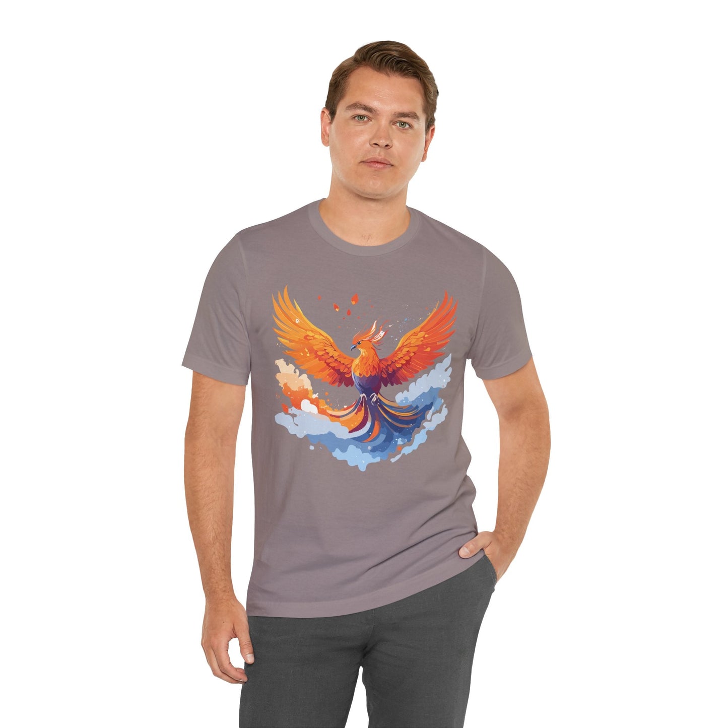 Unisex Animal Shirt With Art Design Graphic Tee Wild Animals Shirt For Everyday Wear