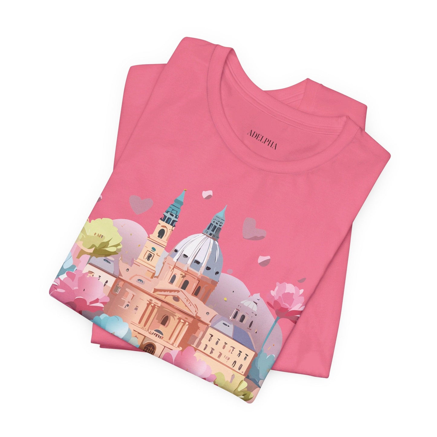 Prague Tourist Shirt Unisex Graphic Tee With Vintage Inspired Artwork By Adelpha