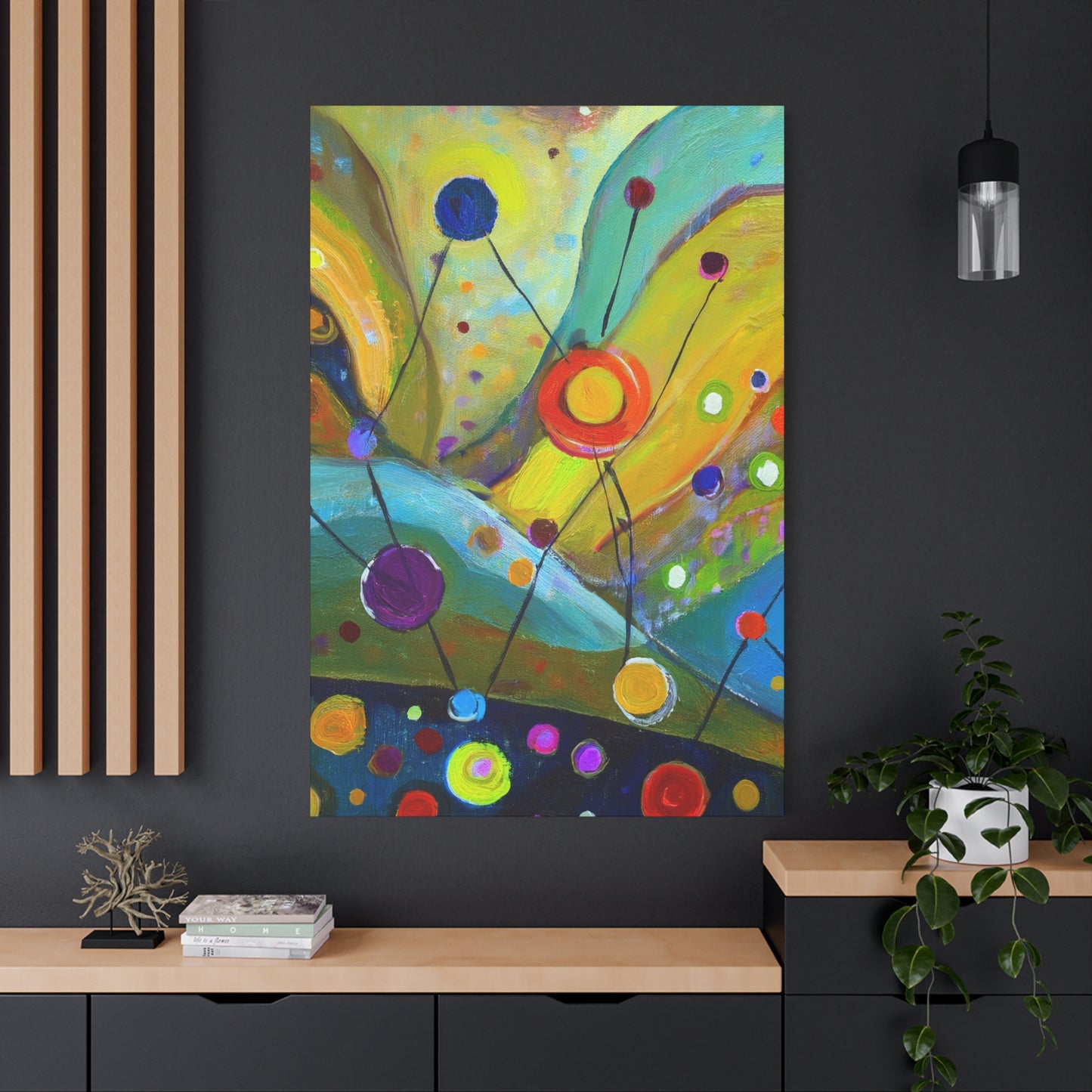 Abstract Oil Painting Print Canvas 20x24,20x30,24x30 24x32,24x36,30x40 32x48,36x48,40x60 Pine-Wood Inner Frame ABS-129