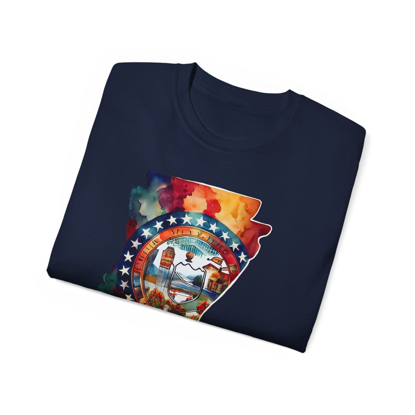 Arkansas Graphic Unisex Cotton T‑Shirt 1