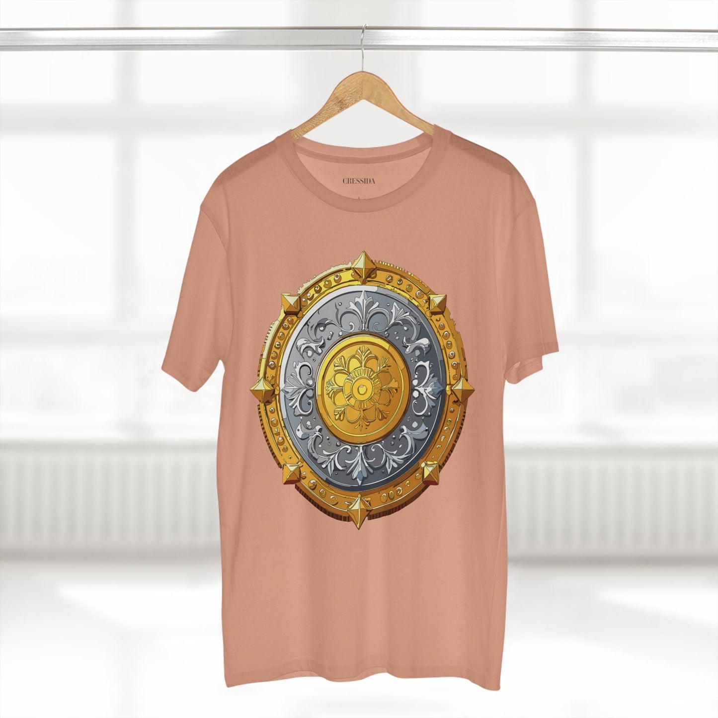 Antique Gold Coin Graphic Design T-Shirt Unisex 100 Cotton With Golden Print Artwork Tee 22