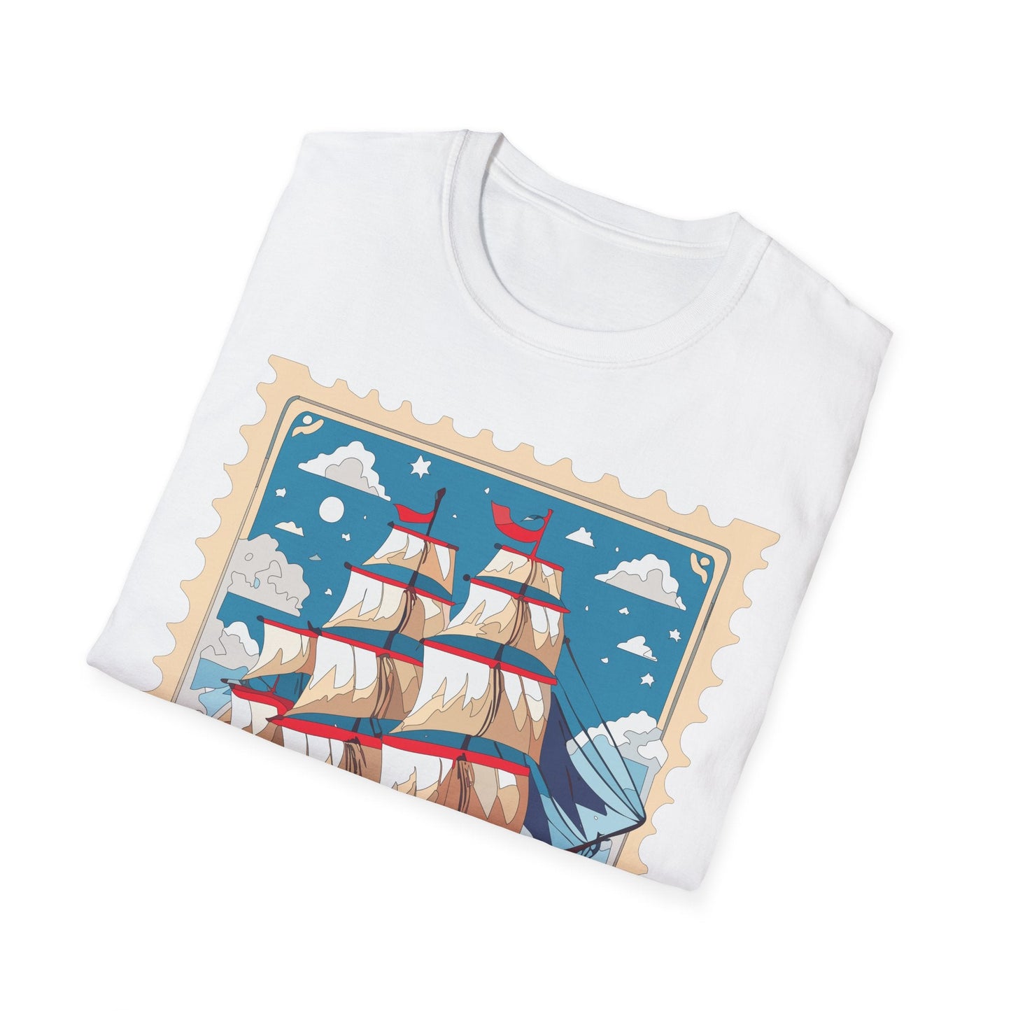 Unisex Softstyle Gildan 64000 Short Sleeve T Shirt Vessel Ship Frigate Tee For Everyday Comfort