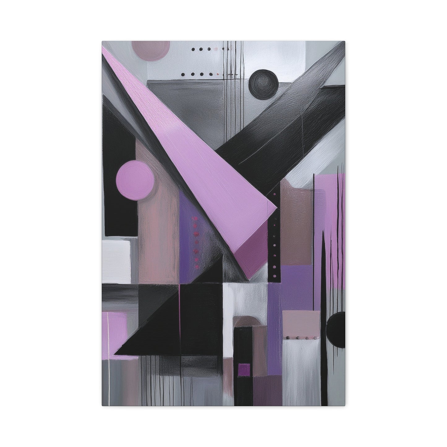 Abstract Geometric Painting Print Canvas 20x24,20x30,24x30 24x32,24x36,30x40 32x48,36x48,40x60 Pine-Wood Inner Frame ABS-43