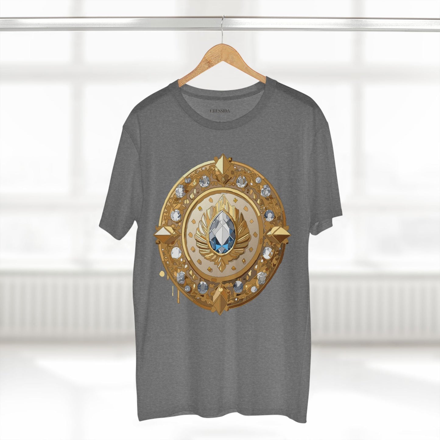 Medallion Graphic T-Shirt Unisex 100 Cotton With Gold Art Design Medal Tee 26