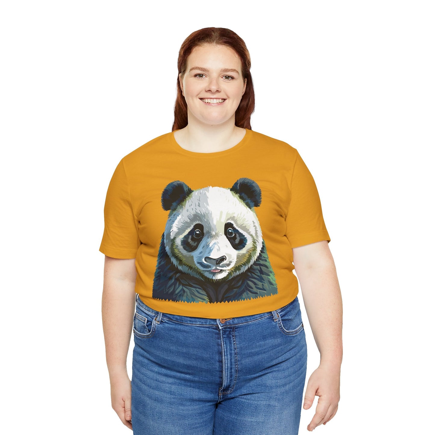 Unisex Animal Graphic Tee Shirt With Wild Animals Art Design Gildan Softstyle 64000