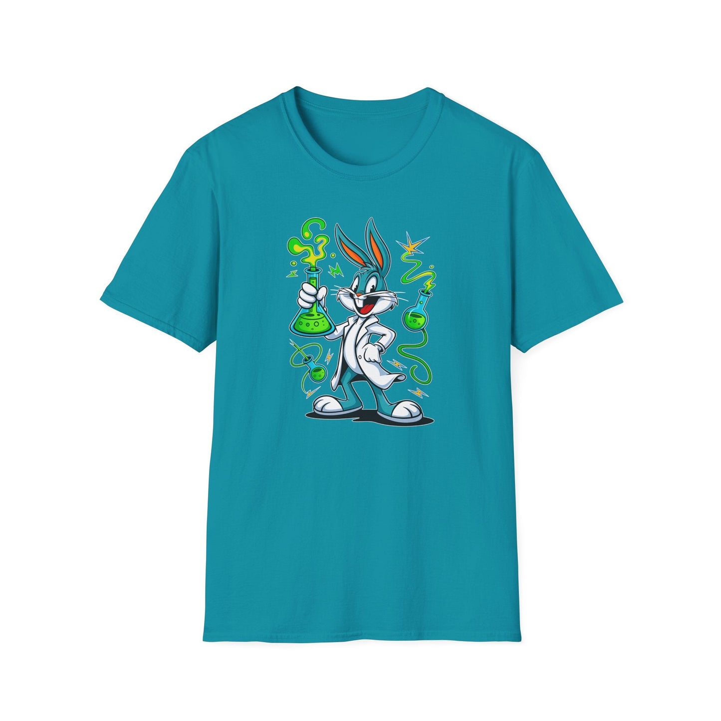 Bugs Bunny T Shirt Cartoon Design Unisex Softstyle 64000 Tee Graphic Shirt Art Design