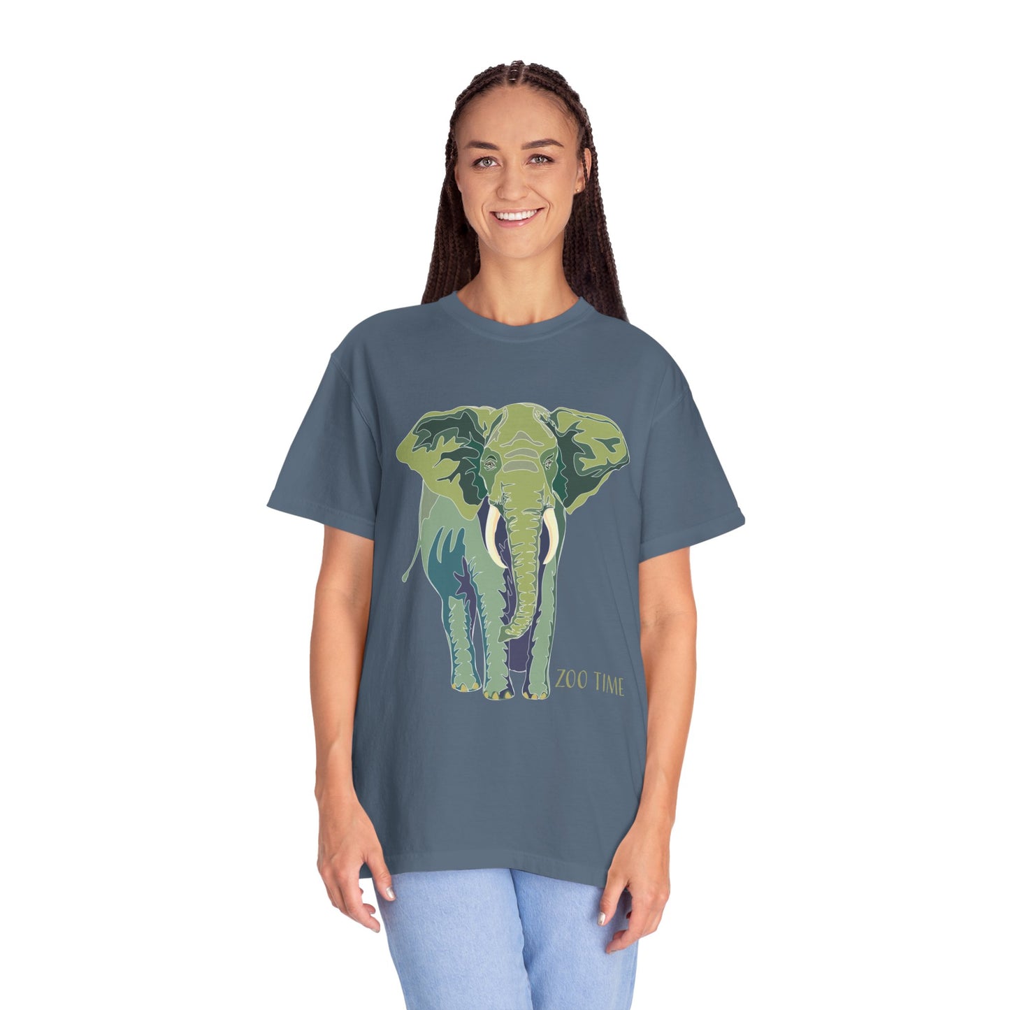 Unisex T-shirt with animal prints