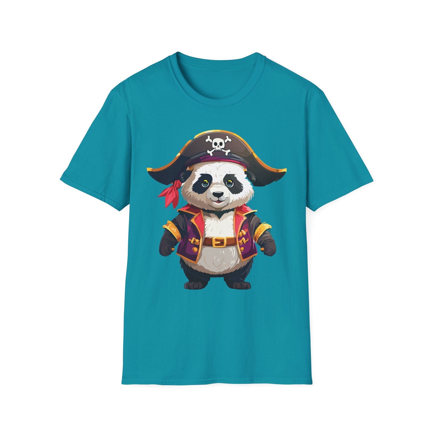Panda Shirt Unisex Panda Tee Softstyle 64000 Gildan 100 Percent Cotton Animal Tee