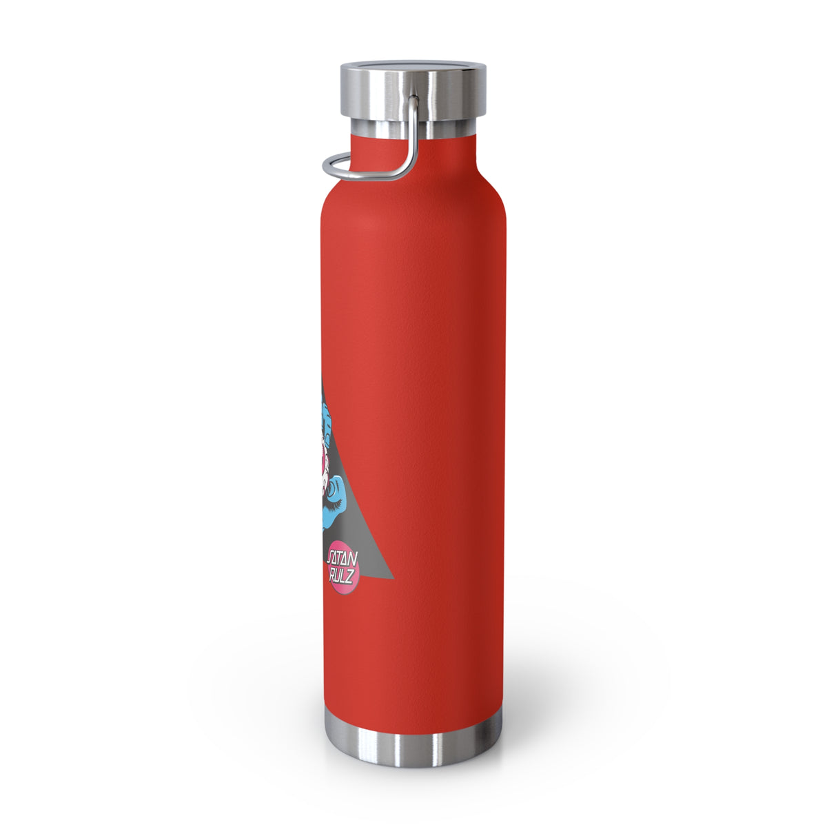 22oz Copper Insulated Water Bottle with Cartoon Design - CV61