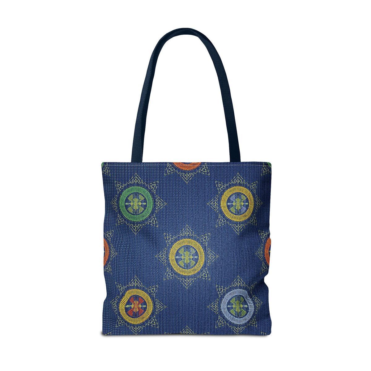 Diwali Graphic Denim Fabric Imitation Print Unisex Canvas Bag Poly Spun 3 Sizes Tote Bag 205-2